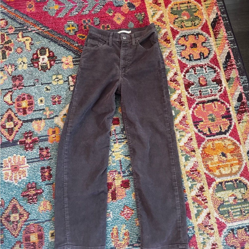 Levi Ripcage Straight Ankle Corduroy Pants